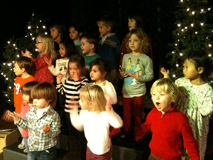 Edina Morningside Preschool at the theatre